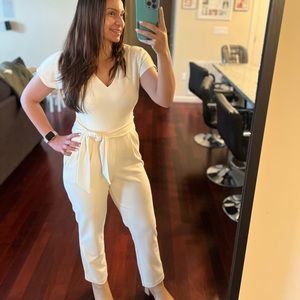 Ivory Express Jumpsuit